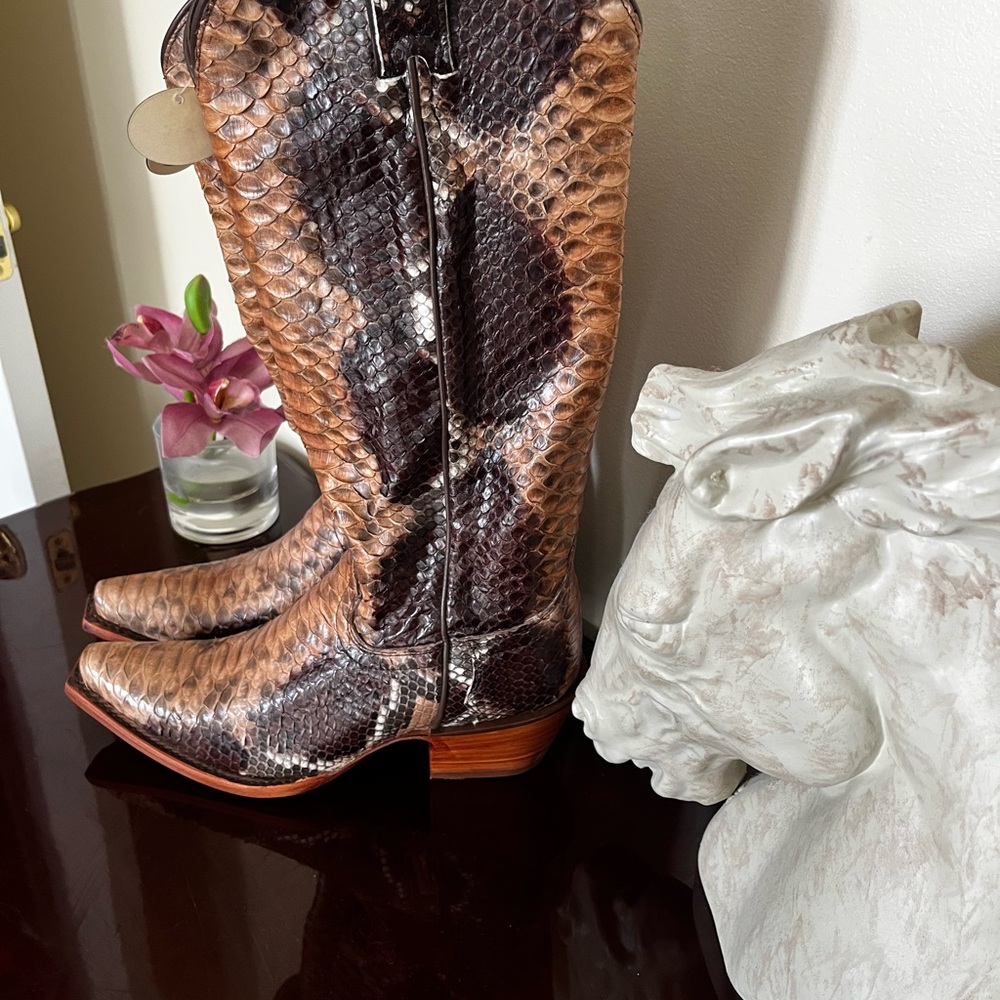 Idyllwind Brown Textured Western Cowboy Boots - Picture 4 of 6